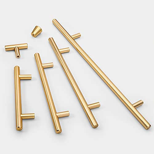 Moderner einfacher Möbelgriffe, 2 Pcs, Länge (15cm/20cm/35cm/40cm/80cm/100cm), Schubladengriffe, Goldgriff,Gold-30cm