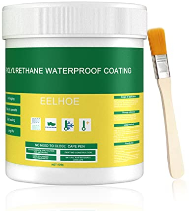 Fengyang® Wasserdichtes Dichtmittel, Dichtmasse Wasserdicht, Transparenter Wasserdichter Beschichtungsmittel, Flüssigkunststoff Transparent, Wasserfestes Anti-leck-mittel mit Bürste