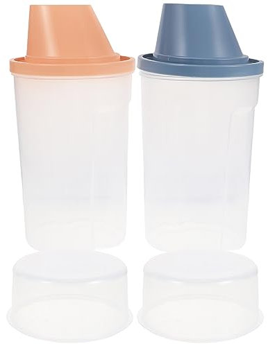 Healvian Refillable Bottle 2pcs Empty Laundry Detergent Dispenser Bottle 1L Plastic Refillable Detergent Container for Liquid Lotions Shampoo Conditioner Storage Laundry Detergent Bottles