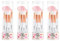 essence essence EMILY IN PARIS by essence mini brushes, Accessoires, Nr. 01, Mehrfarbig, vegan, Nanopartikel frei, 4er Pack (4x4pcs)