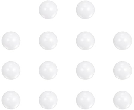 QUARKZMAN 14 Stück Keramiklagerkugeln, Durchmesser 3mm, ZrO2 Zirkoniumoxid Vollkugeln G10 Präzisionskugeln, weiß