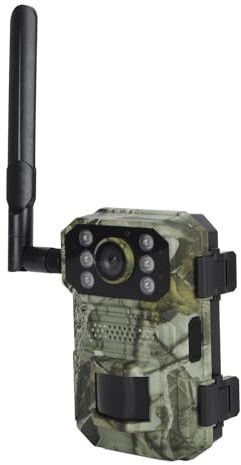 Goshyda 4K-Trail-Kamera, HD-Echtzeit-Fernbedienung, wasserdichte Überwachungskamera, Bewegungserkennung, Solarbetriebene Weitwinkel-Wildjagdkamera