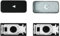 CTBDZ Rechange Chapeau de clé + Charnière de pour Clavier Left flèche pour MacBook Pro 13,16 A2141,A2442,A2485,A2251,A2289,A2338 2019-2021,pour MacBook Air 13 A2179 A2337 A2681 Keycap with Hinge