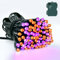 Dalugo Halloween Deko Outdoor, 5M 50LED Orange Lila Halloween Lichterkette mit Timer, IP65 Wasserdicht Lichterkette Batterie für Innen Außen Garten Party Herbst Halloween Dekoration