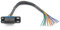 Reykentu Prise OBD2 universelle 16 broches pour ouvrir le câble OBD, fiche d'extension , adaptateur d'interface plate