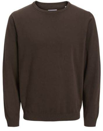 JACK & JONES Male Strickpullover Einfarbig Strickpullover