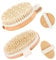 Massagebürste, 2 Stück Körperbürste Cellulite, Trockenbürste Vegan, Körperbürste Naturborsten, Badebürste, Dry Brush, Massage Bürste, Trockenmassage Bürste, um die Durchblutung zu verbessern