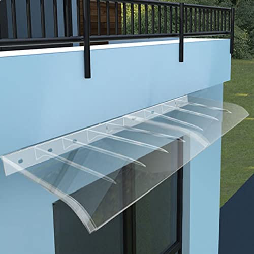 Tenda da esterno per finestra, design moderno, per porta d'ingresso, veranda, veranda, tenda da sole, facile da montare, copertura in policarbonato 50 x 210 cm
