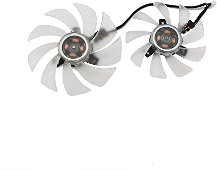 BDAKQJV Carte Graphique Ventilateur de Carte vidéo for RX 6700 XT 12 Go GDDR6 95 mm RX5700XT Ventilateur de Refroidissement de Carte Graphique(Fan - AB)