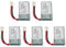 Juroupi 5Pcs 3.7V 550mAh Remote Control UAV Battery Accessories for Hubsan X4 H107L H107D MJXRC F47 DFD F180 RC Drone