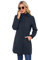chiguomaoyi Veste Femme mi Saison Blouson Impermeable Vest Softshell Manteau à Capuche Coupe-Vent