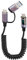 YANBORONSN PD 100W 2 en 1 USB A a USB C en Espiral Cable de Carga Rápida con Pantalla LED, Soporte de Potencia Para Tablet PC, Teléfonos