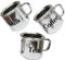 Toddmomy 3pezzi Tazze Miniature Per Miniature Di Casa Delle Bambole Accessori Decorativi Per Tè Caffè e Latte Per Progetti Fai Da Te e Photo Props