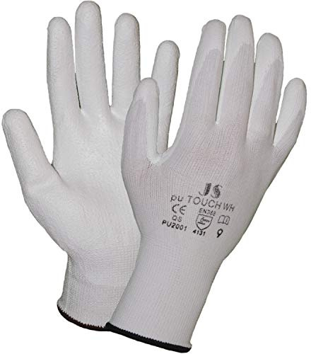 STAFFL 90472 Schutzhandschuh PU-Touch weiß Gr. 9 EN388 Kategorie II