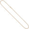 Jobo Damen Kugel-Kette aus 14 Karat 585 Rosegold 2,0 mm 42 cm