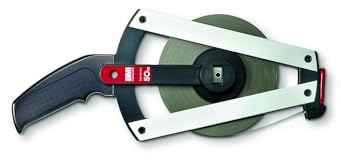 BMI 2397373 Stahlbandmaß 100-AF mit Teilung im Standard Rahmen, 13 mm x 100 m