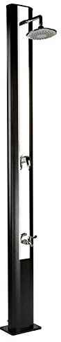 Douche solaire pour piscine de luxe 35 litres en aluminium avec lavapiedi