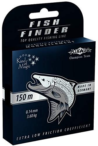 Mikado Fish Finder - Filo da pesca monofile 0,14-0,40 mm, bobina 150 m (0,34 mm/12,70 kg)