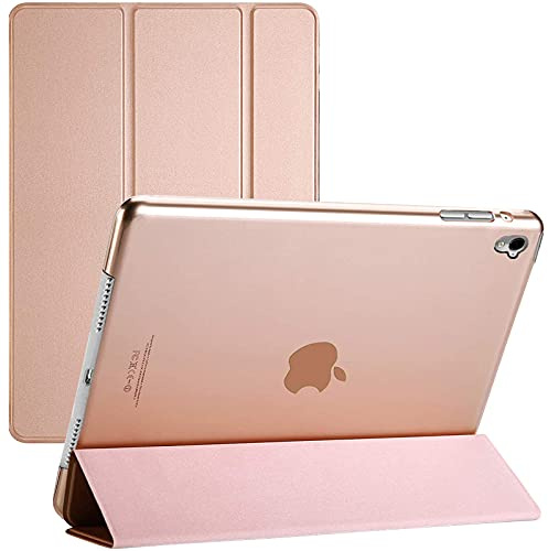 TechDealsUK Smart Case for iPad Pro 10.5 (2017) & Air 3 (2019) A2153, A2123, A2152,A1709, A1701 Magnetic Stand Cover with Automatic Wake/Sleep (Rose)