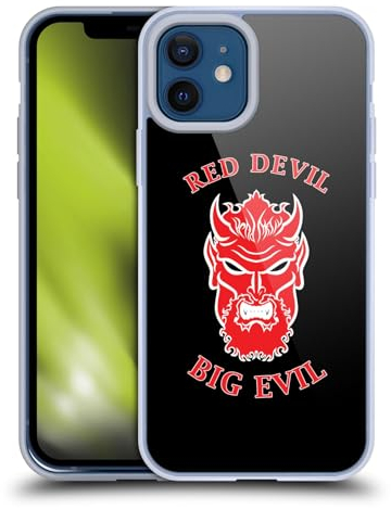 Head Case Designs Offizielle WWE Undertaker Red Devil Big Evil Superstars 8 Gelhülle [Militärischer Schutzgrad] Kompatibel Mit Apple iPhone 12 / iPhone 12 Pro Und Kompatibel Mit MagSafe