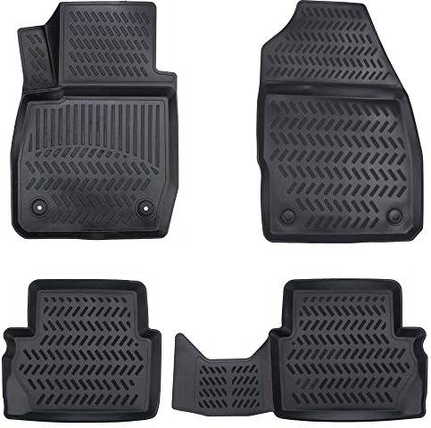 Design 3D Gummimatten Set für Ford Puma (II) ab 2019 | Extra hoher 5cm Rand