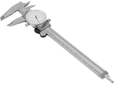 Voluxe Messschieber, 0-150 mm, Doppel Skala mm/Zoll, Hochpräzise Messung, Perlen, Edelsteine, Schmuck