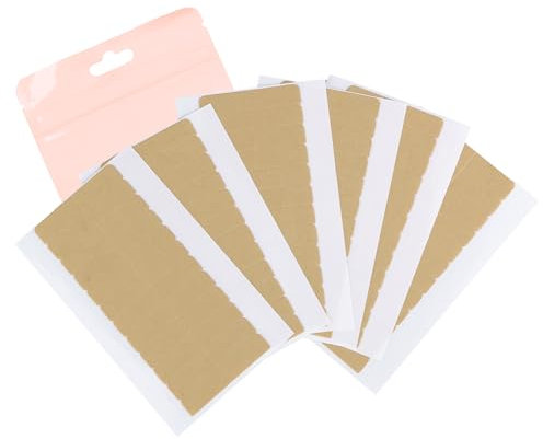 GOO GOO Hair Extension Tape Double Sided Adhesive Replacement Tape, Professional Strong Tapes for Tape in Hair Extensions 72pcs, 1.6 * 0.3inch per Piece