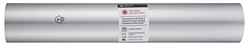 Gima ACLIV Antimikrobieller Klebefilm Antivirus Silver, Silber Farbe, Dicke 200 µm, für ebene und nicht ebene Oberflächen, Antireflexion, Anti-Fingerabdruck, Dauer über 6 Monate, 1 Rolle à 5mx400mm