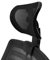 U&S Verstellbare Höhe gepolsterte Kopfstütze, Bürostuhl-Kopfstützenbefestigung, universelles Kopfstützkissen für ergonomischen Chefsessel, Schwarz, 2.2cm fixing clip