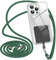 GOODVISH 3 in 1 Universal Handykette geeignet für alle Smartphones, Handy Umhängeband, Halsband Umhängen, Handschlaufe, Handyband passend für alle Standard Handyhülle - Dunkelgrün