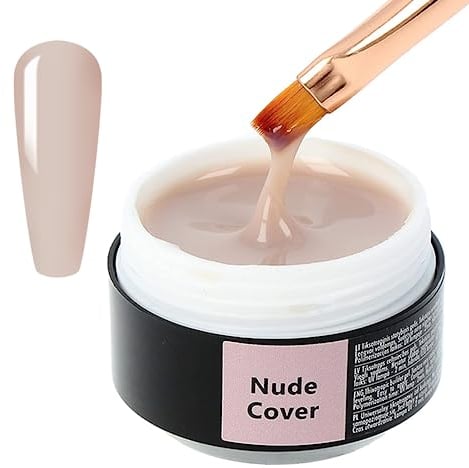 Sincero Salon Nude Cover Gel Construction Ongle UV - Nail Extension Gel et Modelage - Gel UV/LED pour Protéger les Ongles Cassés - Renforcement - Nail Art Ongles - Manucure de Réparation -50ml