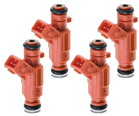 Frankberg 4x Einspritzventil Einspritzdüse Injektor Kompatibel mit C2 2003-2009 C3 2003-2012 C4 2004-2011 206 2005-2010 Benzin Replace# 0280156034