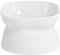 Sharplace Gamelle pour Chat Bol pour Chien Double d'alimentation Gamelle surélevée pour Chat pour Chiots et Petits Chiens, Blanche