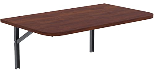 AKKE Wandklapptisch mit abgerundete Ecken für Küche Zimmer Wohnzimmer Kinderzimmer 80 cm x 40 cm, Wandtisch klappbar, Klappbarer Wandtisch Küchentisch Kindertisch, Klapptisch Klappschreibtisch Küche