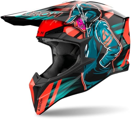 AIROH WRAAAP CYBER ORANGE GLOSS L