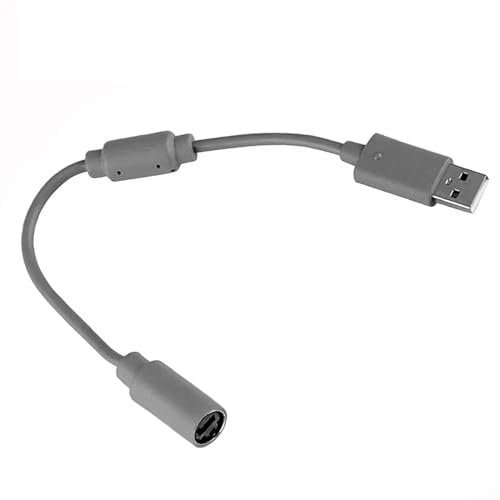 Wired Controller Cable for Xbox 360 Replacement Dongle USB Breakaway Cable Controller Dongle Adapter Extension Cord Connection Cable Cord for Video Game
