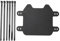 ABS Plastic Front Number Plate, Motorcycle Front Number Plate Matte Black Design, Easy Installation, Electric Bike Number Plate for Light Bee X