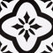 Adhesive Floor Tiles Vinyl Flooring Self Adhesive Wall Tiles for Kitchen Bathroom Living Room Stickers PVC Waterproof Black and White 20X20cm 20pcs