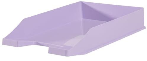 HAN Briefablage Klassik, 10 STÜCK Schreibtisch Organizer, Bürobedarf, Ablagefächer, Büromaterial, Briefkorb, Dokumentenablage, bis Format A4/C4, 1027-X-887, pastelllila