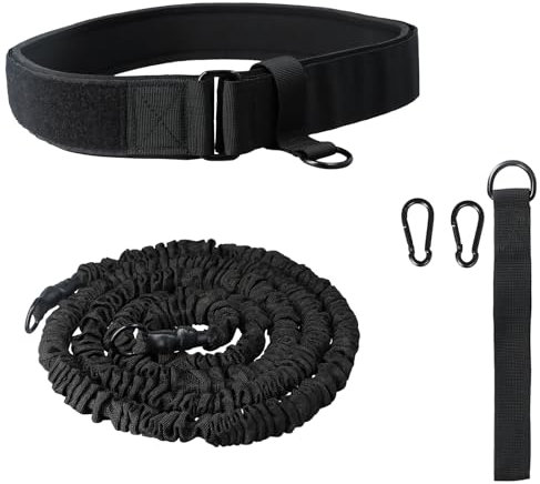 Cinturón de Entrenamiento de Natación 2,5-7,5M, Piscina Entrenamiento Resistencia, Cuerda Natacion Estatica, Correa de Resistencia de Natación, Cinturón de Natación de Piscina Ajustable