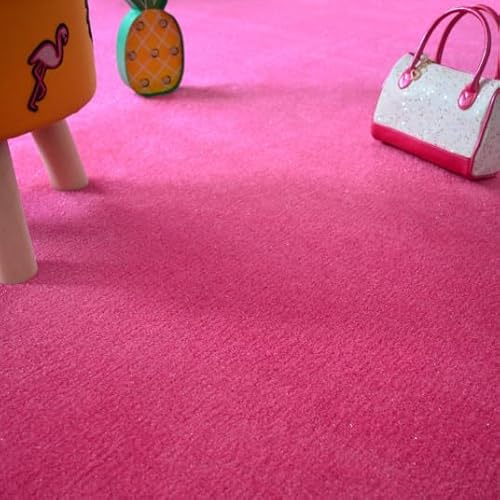Moquette Pailletée - Flash - Rose - Rouleau de 4m x 3.00m