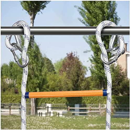 PNAJFUEL Rope Ladder,Safety Ladder Rope Ladder Fireproof Ladder 3 Meters-30M, Emergency Fire Escape Ladder Multifunctional Safety Ladder with Hooks/30M