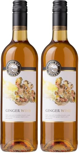 The Lyme Bay Winery Ginger Wine 75cl (Pack of 2)
