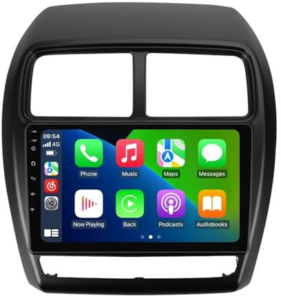 Radio estéreo Para automóvil de 9 Para Mitsubishi ASX 2016-2022, reproductor multimedia con navegación GPS Android 13 con CarPlay integrado, Android Auto, vista trasera, Bluetooth, WiFi y radio FM/AM