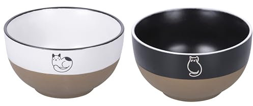 Villa d'Este Home Tivoli Set 2 tazze cereali 690 ml in gres, Cat