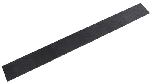 Ipetboom Threshold Ramp: 100cm Black Wheelchair 3cm Rise Rubber Ramp for Indoor and Outdoor Use - Non-Slip Transition Strip for Scooter Stroller Bathroom, Doorway, Supermarket, Garage