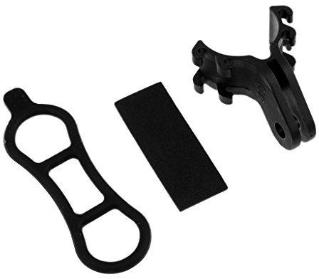 Soporte para linterna de bicicleta con clip para linterna frontal