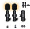 Wireless Lavalier Microphone Kit - Dual Mics, 1 Receiver, Long-Range, Noise Cancelling, for Vlog, Live Streaming, YouTube, Podcasts