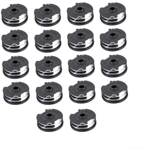 Fauhapyway Replacement Spools for Parkside Cordless Grass Trimmer Replacement Spools for PRTA 20-Li C3 IAN351753 String Trimmer Parts(18 PCS)
