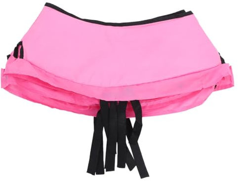 iplusmile Trampolin Abdeckung Trampolin Schutzhülle Für Den Außenbereich Trampolin Rahmenschutz Trampolin Rahmenabdeckung Rundes Rahmenpolster Für Trampolin Oxford Stoff Pink